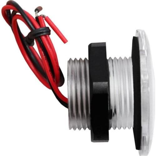 Baoblaze 4 Pieces Waterproof Marine Boat Yacht Blue LED Deck Step Stair Lights 12VDC