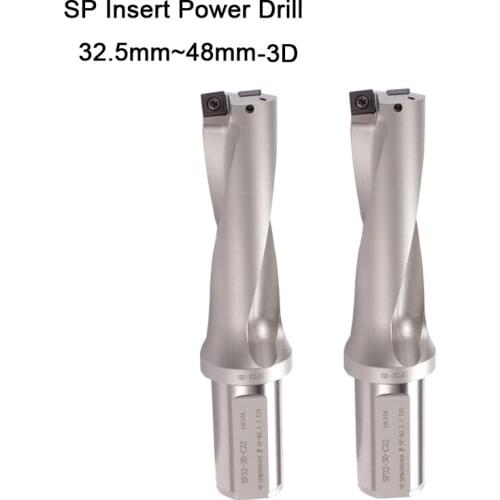 Free delievery jet ZD03 32.5mm -48mm SPMG09 11 Drill Type For 3D power U Drilling Shallow Hole indexable indexable insert drills