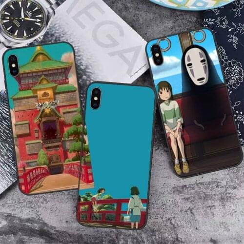 Studio Ghibli Spirited Away Phone Case for iPhone 11 12 pro XS MAX 8 7 6 6S Plus X 5S SE 2020 XR mini