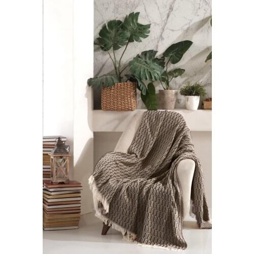 Cotton Seat Sofa Cover 170x220 Cm Vision-Dark Coffee All Seasons Suitable for Use For Easy To Clean Dry Quickly Couch Furniture Living Room