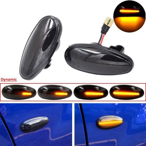 For Mitsubishi Pajero Shogun 3 Sport K9 Galant Outlander Lancer Dynamic Side Marker Light LED Turn Signal Car Lamp MR522027