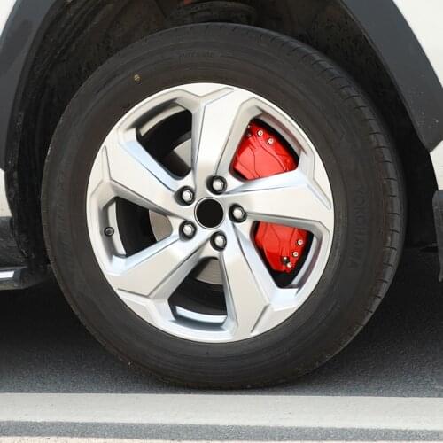 For Toyota RAV4 XA50 2019-2021 Red 18“Inch Wheels Brake Calliper Covers Kits Car Exterior Accessories