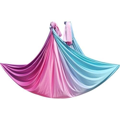 PRIOR FITNESS Aerial Yoga Hammock Fitness High Quality 18Meters 100% Nylon Yoga Fabric By Dance Yoga exercise