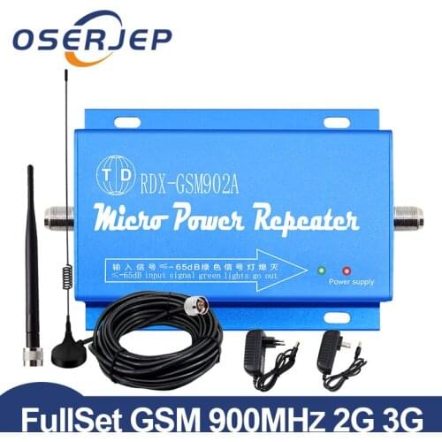 LCD Display Mini GSM Repeater 900MHz Cell Mobile Phone GSM 900 Signal Booster Amplifier + Sucker Antenna with 10M Cable+Rubber