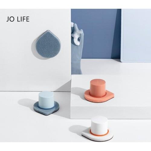 JO LIFE Multifunctional Washing Brush Handle Cleaning Sponge Brush Kitchen Gadgets Cleaning Tools