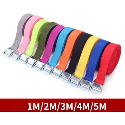 Car Motorcycle Bicycle Belt Buckle Belt Cargo Belt Metal Buckle Tow Rope Strong Ratchet Belt Duffel Bag