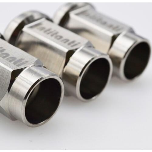 Ball seat Open end titanium alloy hub nuts m14*1.25*40