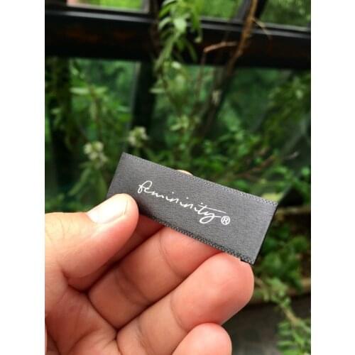 Woven label,tags labels brand name labels for clothing high quality new garment accessories custom clothing labels UPH43