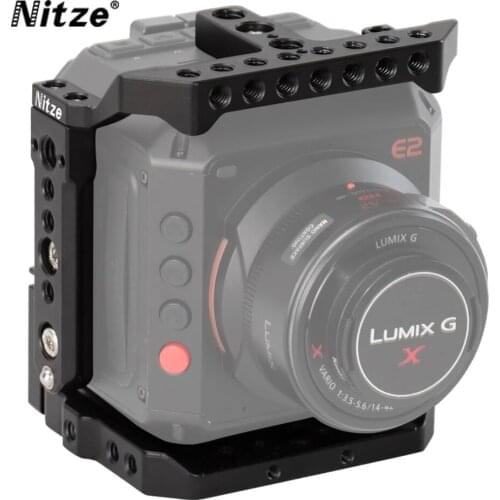 BUILT-IN NATO RAIL - TP-E2 NITZE CAGE FOR Z CAM E2 CAMERA WITH NATO HANDLE GRIP - ZHT-E2 vs tilta camera cage smallrig uurig