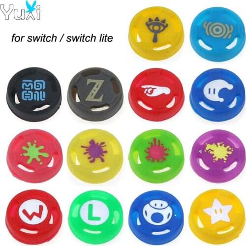 YuXi 2pcs For Nintend Switch Lite Mini Joy-Con Joycon Controller Joystick Thumb Grip Cover Case Analog Stick Caps