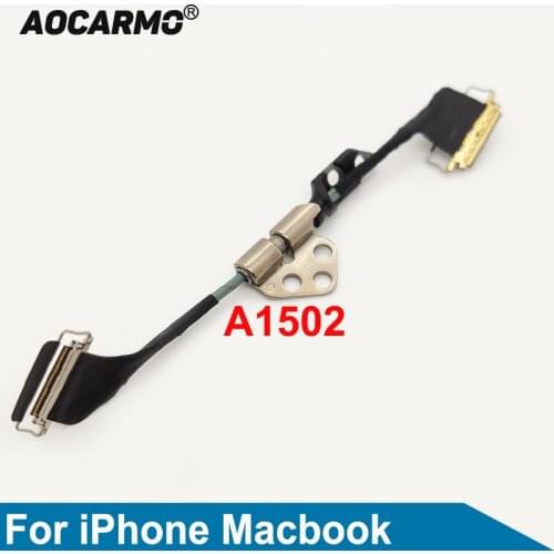 Aocarmo LCD DISPLAY LVDS Flex Cable w Hinge for Apple MacBook Pro Retina 13" A1502 2013 2014 2015 2012 2013 2014 2015 A1398