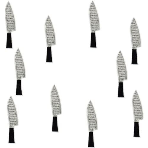 10PCS Fruit Knife Attire for Badges Sew accessories Embroidery Patches for Garment Iron on Applique Patch for Clothing Patch