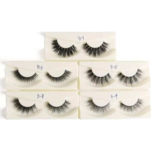 20 Pairs Soft 3D Mink False Eyelashes Handmade Wispy Fluffy Long Lashes Natural Eye Lashes Extension Makeup Kit Cilios
