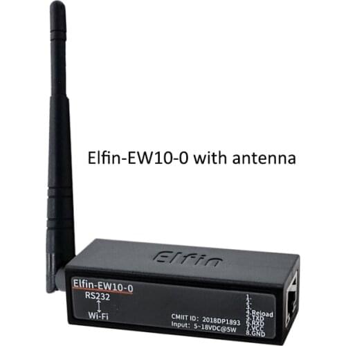 5-36V Wireless Networking Devices Modbus TPC IP Function RJ45 RS232 to WIFI Serial Server Elfin-EW10 / Elfin-EW10-0