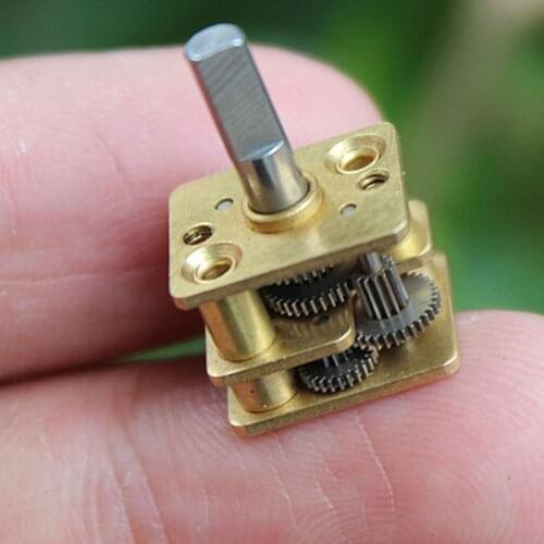 5pcs All metal gear reducer N20 reduction gearbox Reduction DIY N20 Geared Motor