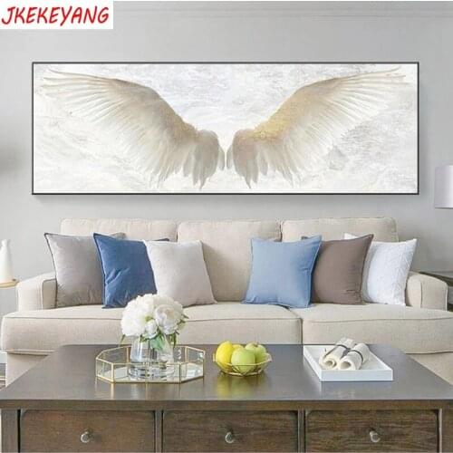 5D DIY square/round Diamond painting Angel wings Cross Stitch Diamond Embroidery Pattern Rhinestone J3023