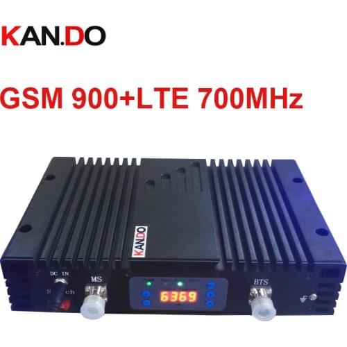70dbi GSM+4G DUAL Band Repeater AGC/MGC 900MHZ+700MHz Signal Booster GSM Repeater band 13 Lte 4G BOOSTER HIGH quality