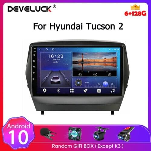 9" Android 10 Car Radio for Hyundai Tucson 2 LM Ix35 2009-2015 Multimedia Video Player GPS Navigation 2 Din Stereo DVD Head Unit