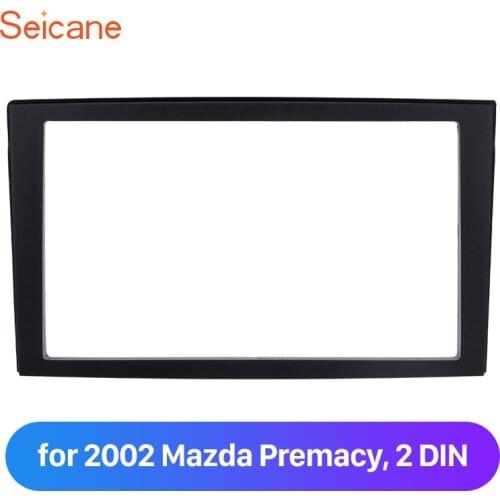 Seicane Double DIN Car Radio Fascia Dash Player Auto Mount for1999-2004 Mazda Premacy Installation Surround Trim Panel Face