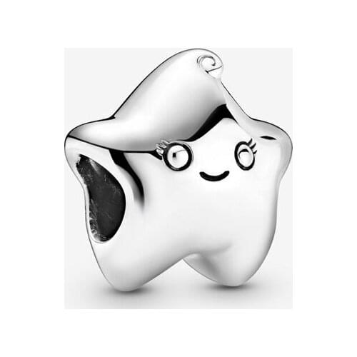 Free Shipping Authentic 925 Sterling Silver Isa the Star Charms Fit Original Bracelet For Women DIY Jewelry S925 Beads