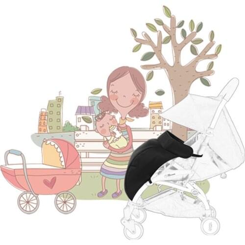 Pram Winter YoyaPlus yoyo Baby Time Stroller Accessories Foot Cover Baby Carriages Socks Cotton Pad Warm Windproof Hood Footmuff