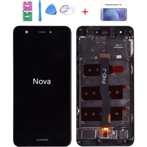 For Huawei Nova lcd CAN-L01 CAN-L02 CAN-L03 CAN-L11 L12 L13 LCD Display+Digitizer touch Screen Assembly with frame