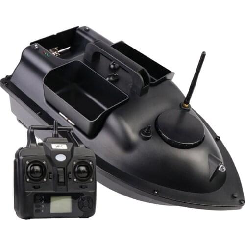 GPS Auto Return Intelligent Wireless Remote Control RC Bait Thrower Fishing Boat 500M 2KG Load High Speed Dual Light 3 Hopper