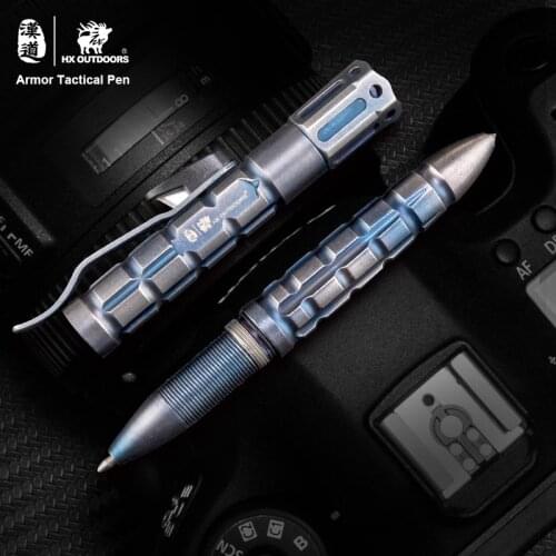 HX OUTDOORS High quality tactical pen self-defense pen self-defense portable aviation toolaluminum alloy anti-slip multifunction