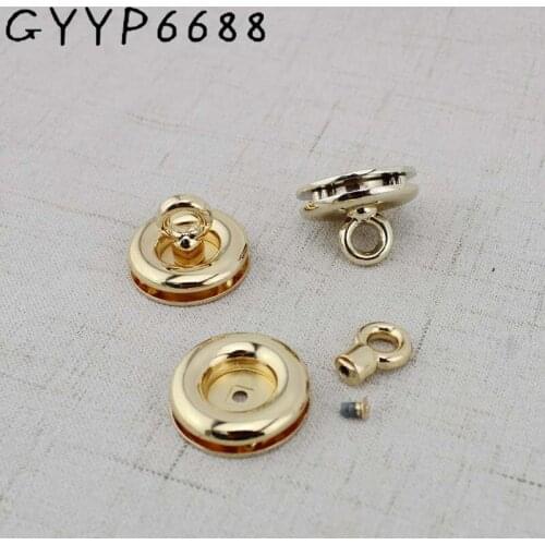 4pcs Eye Corn round eyelets with screws planar circular eyelet luggage hardware accessories Hanger Connector bags handle buckle