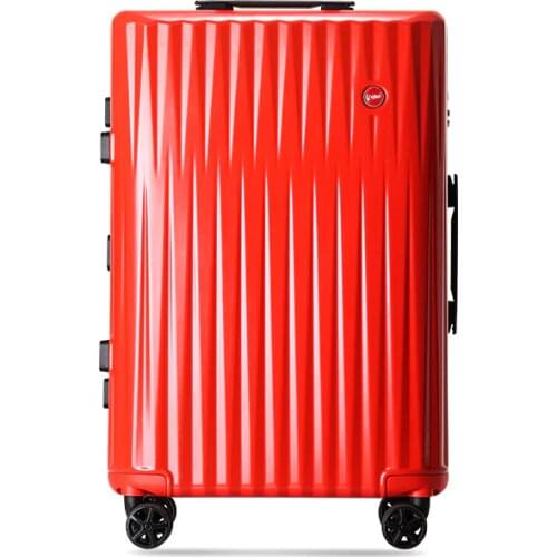 Fashion 20'24'26'29' Aluminium Frame Unisex Travel Large Capacity High Quality Luggage Rolling Hardside Luggage Rolling Trolley