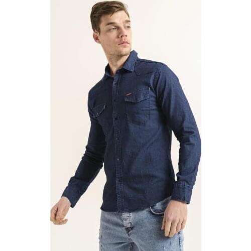 Oksit Mens Denim Shirts