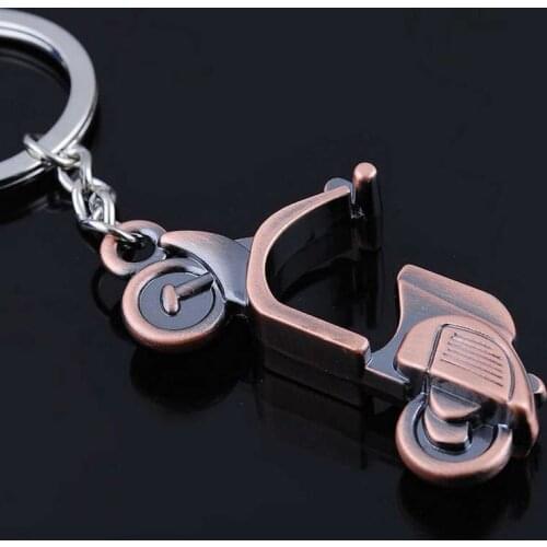 Original New Vintage Motor For Keychain Women 3D Metal Motorcycle Key Chain Men Bag Car Trinket Key Holder Jewelry Gift Souvenir