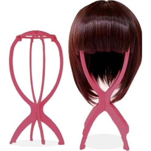 Wig Organizer Hat Holder Portable Foldable Wig Holder Support Display Rack Hair Accessories Wig Holder Wig Holder Display stand