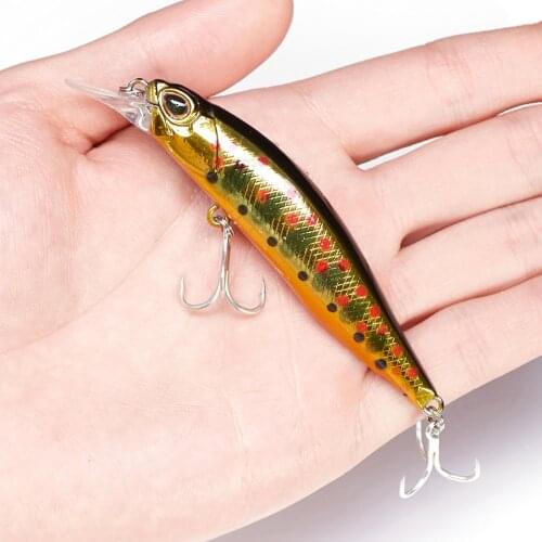 8.4g Wobblers Fishing Lure Minnow Pesca Fishing Lures Japan Bait Suspending New Artificial Trout Carp Hard Bait Pesca Jerkbait