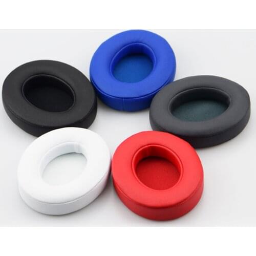 2 PCS Replacement Earbuds Cushion Leather Soft Ear pads For Beats Wired Solo 2 3 Headset Headphone Accessories For Beat Solo 2 3