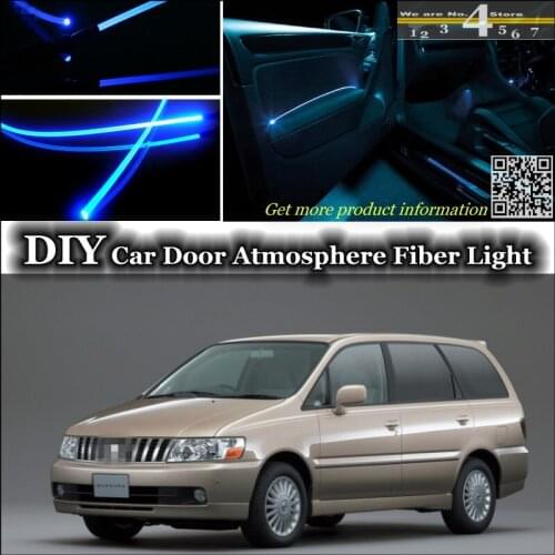 Interior Ambient Light Tuning Atmosphere Fiber Optic Band Lights For Nissan Bassara JU30 Inside Door Panel illumination Tuning