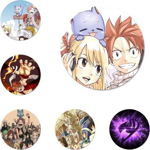 Anime Manga Fairy Tail logo Icons Pins Badge Decoration Brooches Metal Badges For Clothes Backpack Decoration