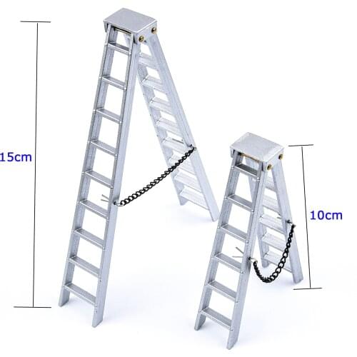 1/10 Scale Accessories Plastic Mini Folding Ladder for 1:10 RC Crawler Car Traxxas TRX4 Axial SCX10 Tamiya