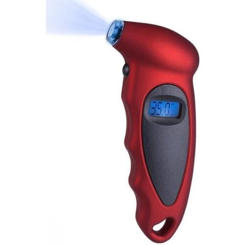 1 Pcs Digital Tire Pressure Measure Meters Bicycles Tires Diagnostic Pressure Detector Gauge Tools Automobile Bike Air Back O5Y3