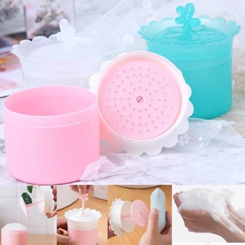 1pc Portable Foam Maker Facial Cleanser Foam Cup Body Wash Bubble Maker Bubbler for Travel Makeup Tool