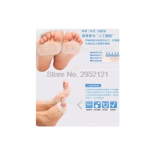 By dhl or ems 1000pairs Silica gel Toe Separator Splint for Hammer Toe Forefoot Cushion Pad Half Toe Sleeve Metatarsal Pads hot