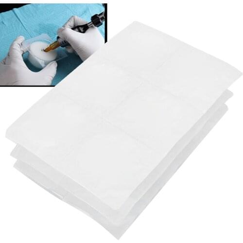 18pcs Professional Disposable Sterilize Tattoo Needle Dip Foam Needle Head Cleaning Cup Clean Sponge Tattoo Supplies Accessories