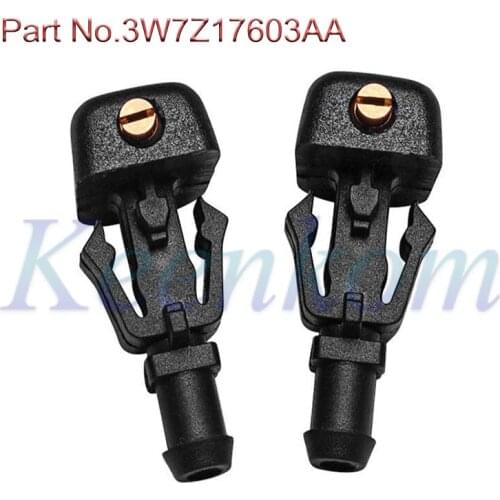 3W7Z17603AA 2Pcs New Windshield Washer Nozzle Spray Jet For Ford F150 04-14 Flex Crown Victoria For Mercury 03-11 3W7Z-17603-AA