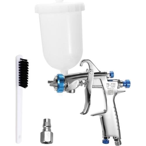 400cc cup 1.0/1.3/1.5/1.8mm Nozzle W-101 Mini Air Paint Spray Gun Airbrush HVLP Spray Gun for Painting Car Aerograph Airbrush