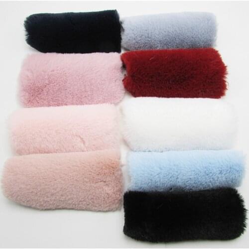 5-30Pcs Imitation Rabbit Fur Fabric Flake DIY Craft Supplies Kids Hair Pin Accessories Headwear Material Ornaments Appliqued