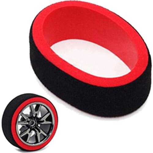 5Pcs 2-Color RC Cars Transmitter Steering Wheel Foam Grip Hand Wheel Sponge for TRAXXAS Futaba 3Pv 4Pls 4Pv 4Px R 7Px Prc X4 FS