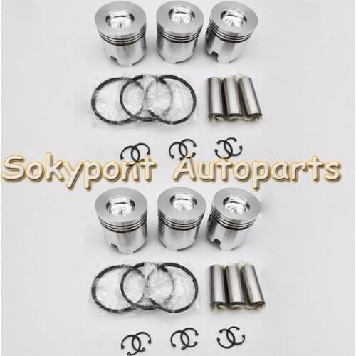 6BD1 Cylinder Piston And Piston Ring Kit For Isuzu Isu-zu engine