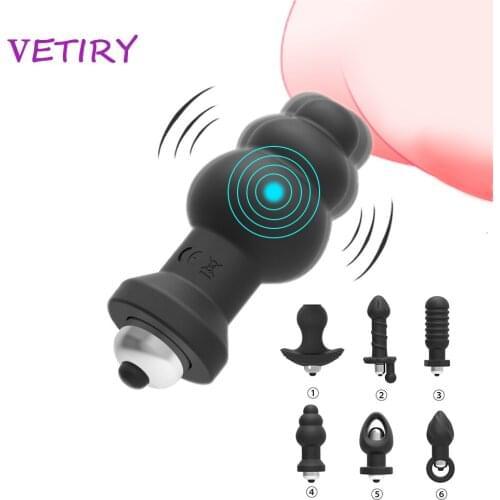 VETIRY Anal Vibrator Anal Plug Sex Toys for Women Men Prostate Massager Butt Plug Anus Stimulation Dildo Vibrator