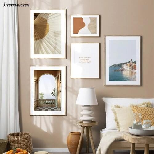 Architecture Famous Place Travel Poster Nordic Landscape Canvas Print Sea Nature Painting Photography Modern Picture Home Decor