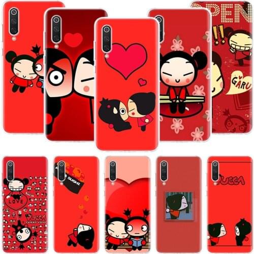 Cute Cartoon Pucca Garu Phone Case For Xiaomi Redmi Note 10 9 8 Pro 9S 8 8T 7 6 5 6A 7A 8A 9A 9C 4X S2 K20 K30 Art Cover Coque